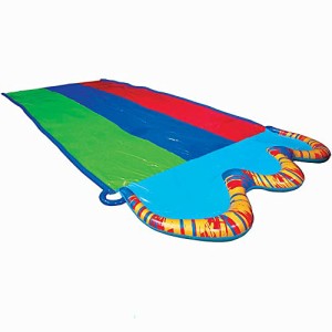 プール ビニールプール ファミリープール BANZAI Triple Racer Water Slide, Length: 16 ft, Width