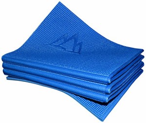 ヨガマット フィットネス Khataland YoFoMat? - Best Travel Yoga Mat - Royal Blue, Extra Long 72", 1/