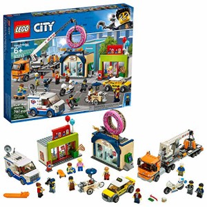 レゴ シティ LEGO City Donut Shop Opening 60233 Store Opening Build and Play with Toy Taxi, Van and Truck 