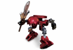 レゴ バイオニクル LEGO Bionicle Rahaga Mini Figure Set #4877 Norik (Red)