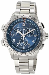 腕時計 ハミルトン メンズ Hamilton Watch Khaki Aviation X-Wind GMT Swiss Chronograph Quartz Watch 46