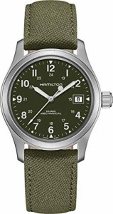 腕時計 ハミルトン メンズ Hamilton Khaki Field Mechanical Green Dial Men's Watch H69439363