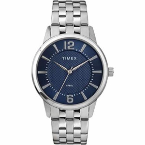 腕時計 タイメックス メンズ Timex Men's Dress Analog 40mm Stainless Steel Bracelet Watch