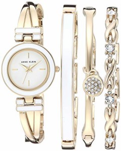 腕時計 アンクライン レディース Anne Klein Women's Bangle Watch and Premium Crystal Accented Brac