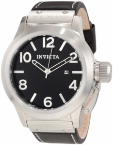 腕時計 インヴィクタ インビクタ Invicta Men's 1135 Corduba Black Dial Black Leather Watch