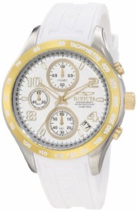 腕時計 インヴィクタ インビクタ Invicta Women's 12096 Specialty Chronograph White Rubber Watch