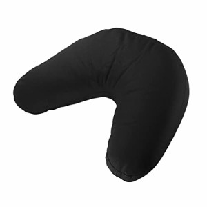 ヨガ フィットネス Hugger Mugger V-Shaped Meditation Cushion - Black - Provides Support in Cross-Legged