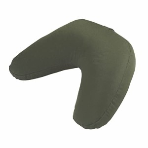 ヨガ フィットネス Hugger Mugger V-Shaped Meditation Cushion - Olive - Provides Support in Cross-Legged