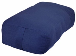 ヨガ フィットネス YogaAccessories Small Rectangular Cotton Yoga Bolster - Blue