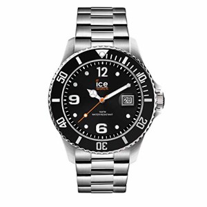 腕時計 アイスウォッチ メンズ ICE-WATCH - ICE Steel Black Silver - Wristwatch with Metal Strap, Si