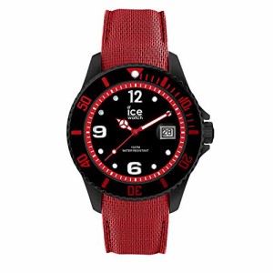 腕時計 アイスウォッチ メンズ ICE-Watch - ICE Steel Black red - Men's Wristwatch with Silicon Stra