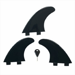 サーフィン フィン マリンスポーツ Funktion Soft Fin TPU Flex Fin Set FCS fin 3pcs Black FKSF-3-B