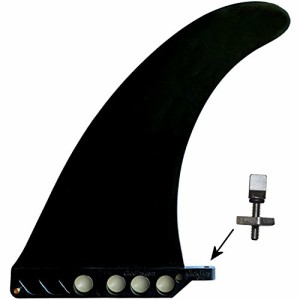 サーフィン フィン マリンスポーツ 9" US Box Center fin Safety Flex Soft Replacement for Longboar