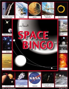 ボードゲーム 英語 アメリカ Lucy Hammett Games Space Bingo Board Game