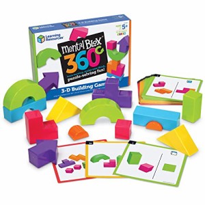 ボードゲーム 英語 アメリカ Learning Resources Mental Blox 360 Degree 3-D Building Game - 55 Pieces