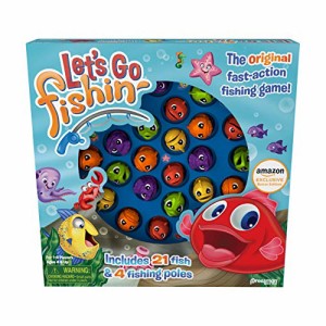 ボードゲーム 英語 アメリカ Amazon Exclusive Bonus Edition Let's Go Fishin' - Includes Lucky Ducks 