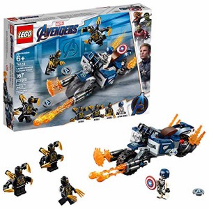 レゴ LEGO Marvel Avengers Captain America: Outriders Attack 76123 Building Kit (167 Pieces)