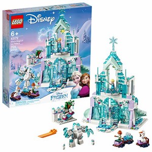レゴ LEGO Disney Frozen Elsa's Magical Ice Palace 43172 Toy Castle Building Kit with Mini Dolls, Castle Play