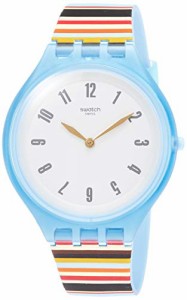 腕時計 スウォッチ メンズ Swatch Women's Analogue Quartz Watch with Silicone Strap SVUL100