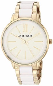 腕時計 アンクライン レディース Anne Klein Women's AK/1412IVGB Gold-Tone and Ivory Resin Bracelet