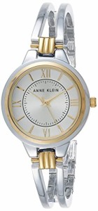 腕時計 アンクライン レディース Anne Klein Women's AK/1441SVTT Two-Tone Open Bangle Watch