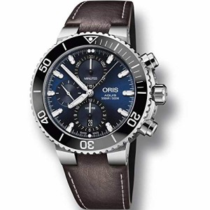 腕時計 オリス メンズ Oris Aquis Blue Dial Automatic Men's Chronograph Watch 01 774 7743 4155-07 5 24 