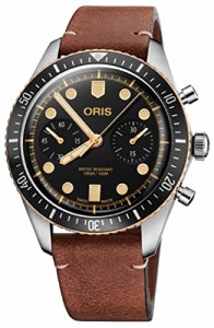 腕時計 オリス メンズ Oris Divers Sixty-Five Chronograph Automatic Black Dial Men's Watch 01 771 7744 