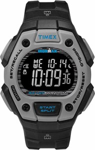 腕時計 タイメックス メンズ Timex Men's TW2U30200 Ironman Classic 30 Black/Gray/Blue Resin Strap Wa