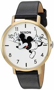 腕時計 ニクソン アメリカ Nixon Arrow Leather Disney Collection Gold/Black/Mickey One Size