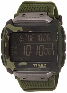 腕時計 タイメックス メンズ Timex Command Shock Digital CAT 54mm Watch ? Olive Camo with Resin St