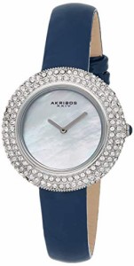 腕時計 アクリボスXXIV レディース Akribos XXIV Women's Swarovski Crystal Watch - White Mother of P