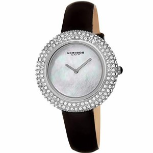 腕時計 アクリボスXXIV レディース Akribos XXIV Women's Swarovski Crystal Watch - White Mother of P