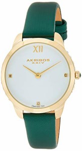 腕時計 アクリボスXXIV レディース Akribos XXIV Women’s Swarovski Crystal Studded Watch ? 3 Gen