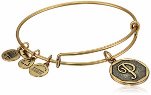 アレックスアンドアニ アメリカ アクセサリー Alex and Ani Rafaelian Gold-Tone Initial "P" Ex