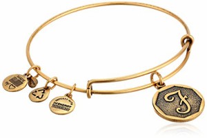 アレックスアンドアニ アメリカ アクセサリー Alex and Ani Rafaelian Silver-Tone Initial "N" 