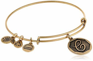 アレックスアンドアニ アメリカ アクセサリー Alex and Ani Rafaelian Gold-Tone Initial "O" Ex