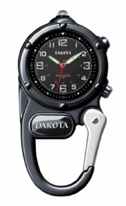 腕時計 ダコタ カラビナウォッチ Dakota Gunmetal Mini Clip Microlight Watch