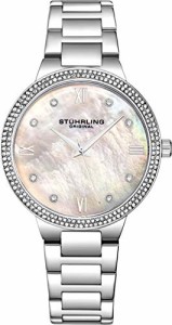 腕時計 ストゥーリングオリジナル レディース Stuhrling Original Womens Watch - Pave Crystal 