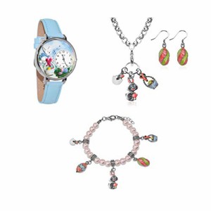 腕時計 気まぐれなかわいい プレゼント Whimisical Gifts Easter Watch & Jewelry Set (4 Pieces, S