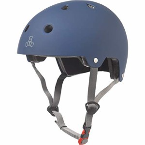 ヘルメット スケボー スケートボード Triple Eight Dual Certified Bike and Skateboard Helmet, Blu