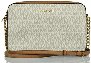 マイケルコース アメリカ 直輸入 Michael Kors Women's Jet Set Item Lg Crossbody, Vanilla, Large