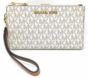 マイケルコース アメリカ 直輸入 Michael Kors Jet Set Travel Double Zip Wristlet - Signature PVC, 