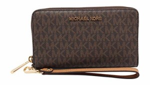 マイケルコース アメリカ 直輸入 Michael Kors Women's Jet Set Travel Multifunction Phone Case, Bro