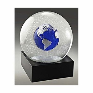 スノーグローブ 雪 置物 Snow Globe (Blue Earth)