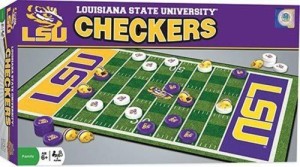 ボードゲーム 英語 アメリカ MasterPieces Family Game - NCAA LSU Tigers Checkers - Officially Licens