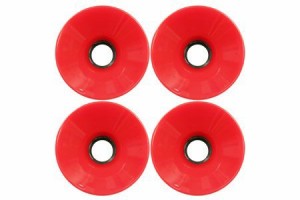 ウィール タイヤ スケボー Blank 70mm Oldschool Longboard Wheels (Set of 4) red(scs-101015003012)