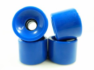 ウィール タイヤ スケボー Blank 60mm Gel Solid Color Longboard Skateboard Wheels (Blue)