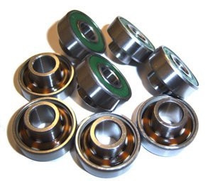 ベアリング スケボー スケートボード 8 Skateboard Extended Ceramic Bearing with Built-in Spacers