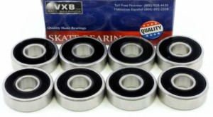 ベアリング スケボー スケートボード 8 Skateboard Stainless Steel Ceramic Bearing Si3N4 Sealed A