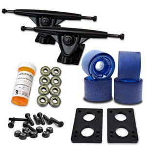 トラック スケボー スケートボード Yocaher Longboard Skateboard Trucks Wheels Combo Set 71mm Whee